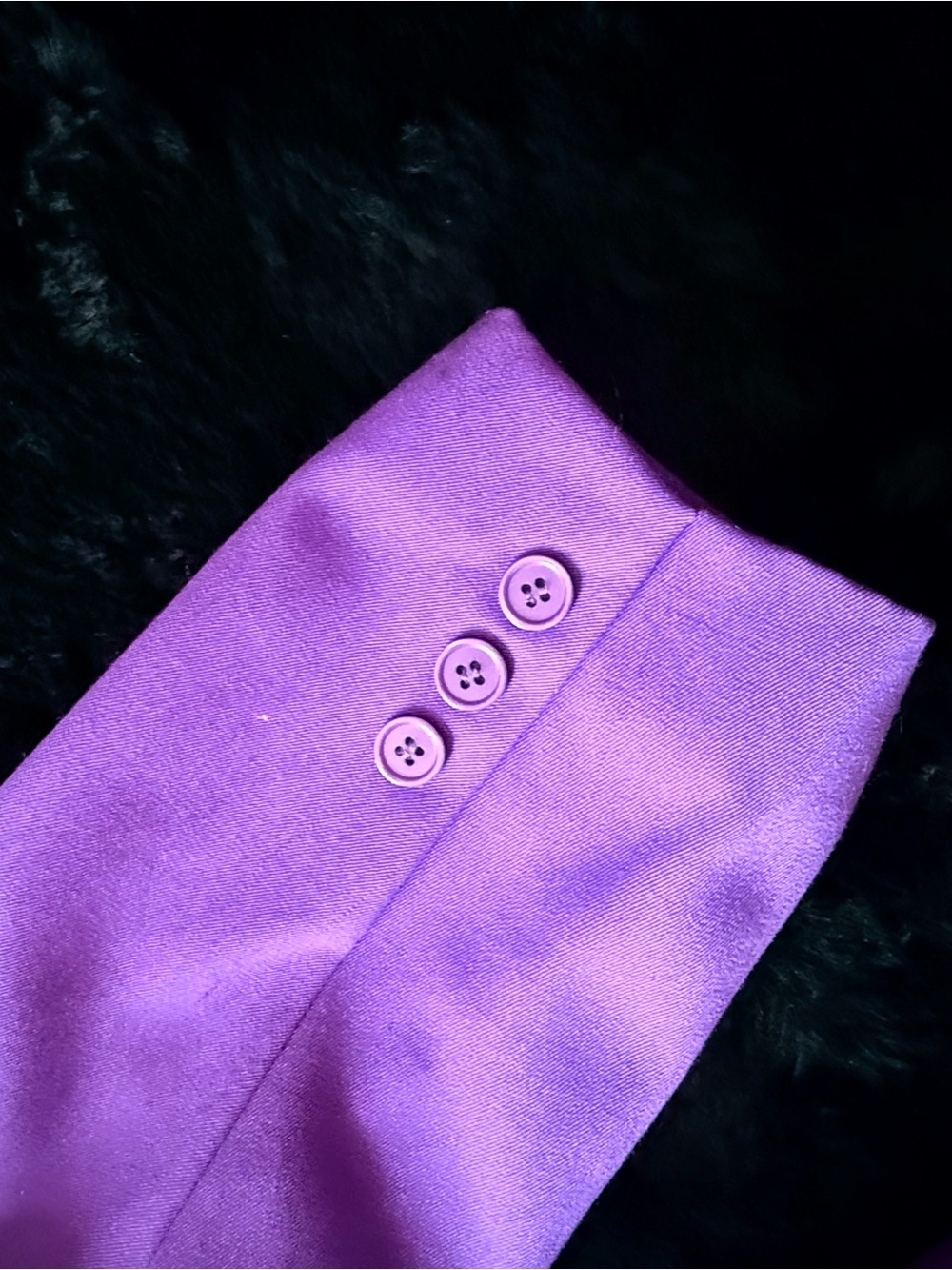 Cache Purple Women's Ruffled Blazer - Picture 4 of 4